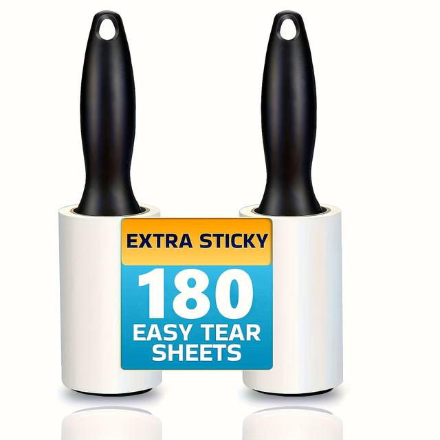 TEMU Extra Sticky Lint Roller For Pet Hair Removal - Ideal For Furniture, Clothes & Carpets | Fur Cleaner, Lint Remover For Clothes