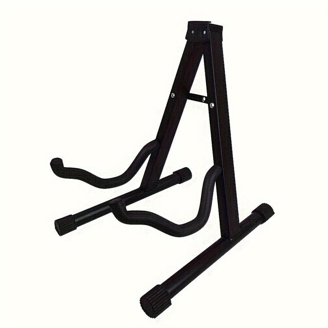 TEMU Soporte de Guitarra Tipo A, Adecuado para Guitarras Eléctricas Como Acústicas, Diseño Plegable para Eléctrico