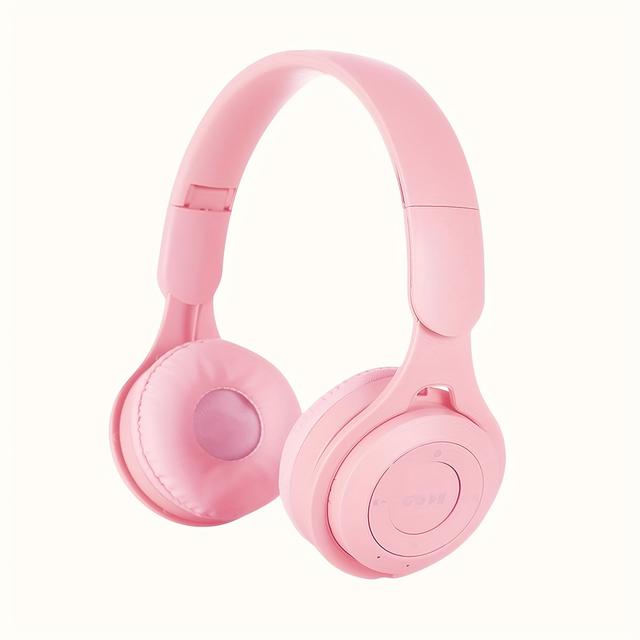TEMU Compact Foldable Wireless Headphones With Type-c Charging, Cute Design For Music, Dj, And Gaming - Ideal Gift, Portable Headphones, Music Accessories, Accessory, Durable Plastic