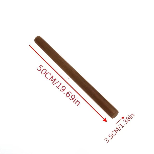 TEMU A Wooden Rolling Pin, And Healthy, Handcrafted With Precision, Sturdy And Durable, Easy To Clean, Does Not , Enjoy Rolling