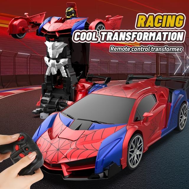 TEMU 2.4ghz Transforming Remote Control Car, A Robot That With And Rotates 360°, Perfect Gift For Children, Ideal For Christmas And Thanksgiving