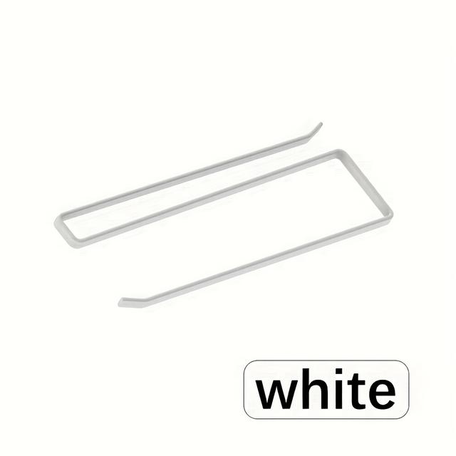 TEMU Roll Paper Kitchen Tissue Rack,fresh-keeping Film Shelf Rack,non Perforated Cabinet, Roll Paper Rack, Storage Rack,easy-install,no-drill,space-saving Roll Dispenser,ideal For Kichen And Home