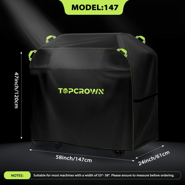 TEMU غطاء شوايات للشواء الخارجي، غطاء شواية أكسفورد للغاز مع حبل قابل للتعديل لشوايات وChar- والمزيد