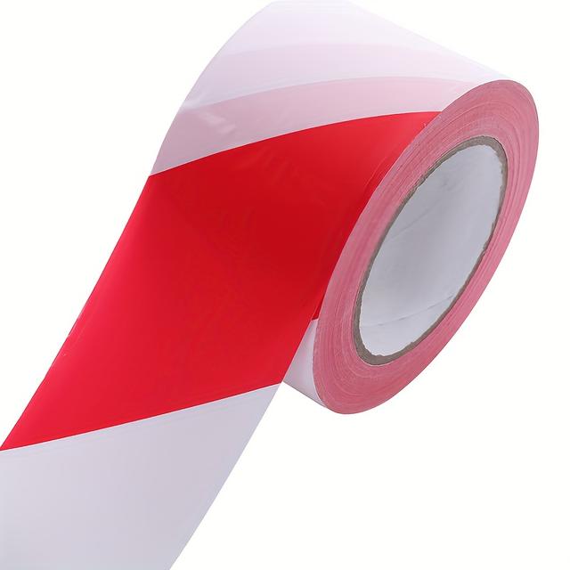TEMU 100m/3937 Inch Pe Safety Warning Tape - Non-adhesive Caution Tape For , Construction Areas, And Industrial Applications ( In Black//white, Color ), Gear, Pe Non-adhesive Tape
