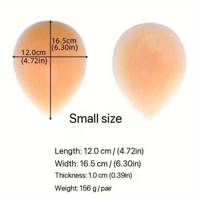 TEMU 1 Pair Of Silicone Hip Pads For Yoga, Gluteal Lift, Anti-slip Waist, Fart Tail, Plump , Multi-functional