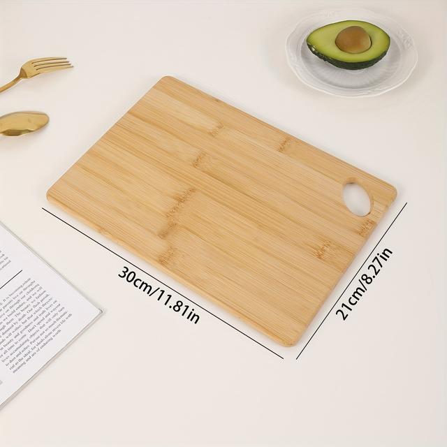 TEMU 1pc Or 3pcs Wooden Cutting Board Chopping Board Charcuterie Board For Kitchen Meat, Cheese, Bread, Vegetables And Fruits, Kitchen Utensils, Home Dormitory Cutting Board
