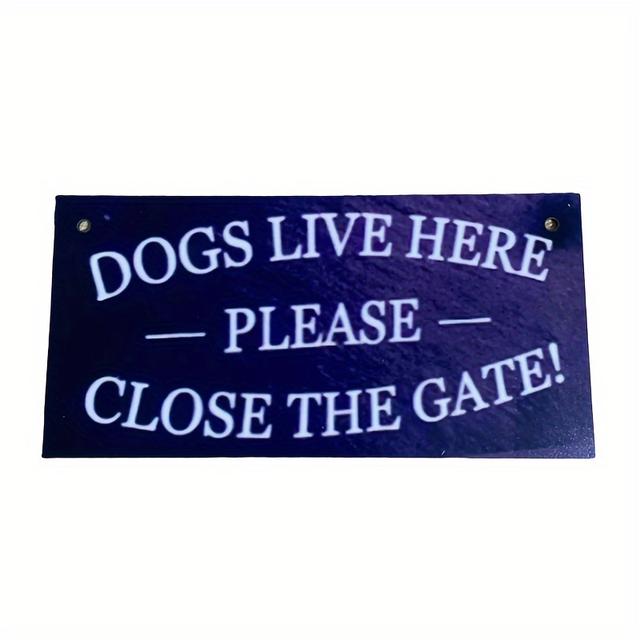 TEMU A For Dogs, Shut . A Gift For Dog Owners, A Wooden Sign To Hang