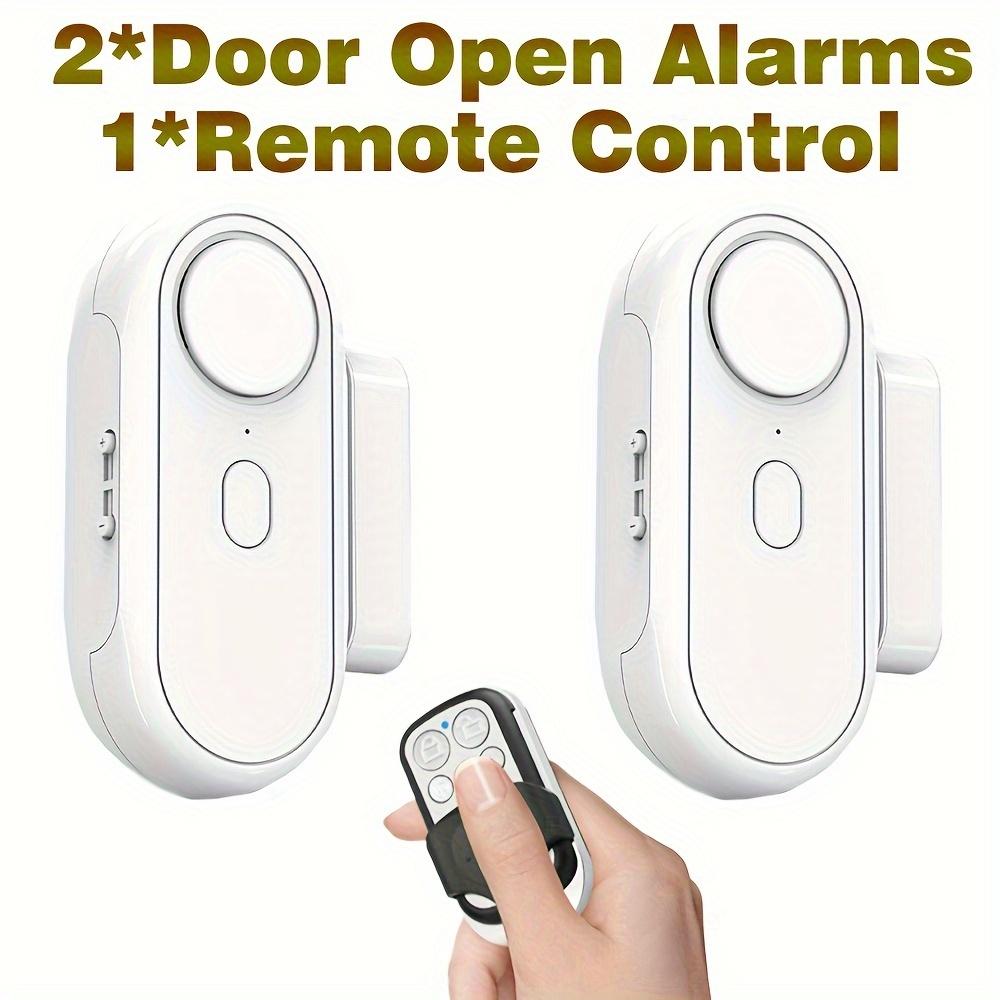 TEMU Qoleohomi Secure Your For Home With Window Door Alarm Wireless, Door Magnetic Open Alarm Burglar Alert Sensor, Max 120db Loud Low-middle-high Volume Magnet Doorbell Chime For Safety And Guest