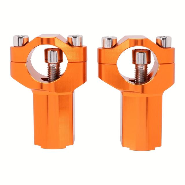 TEMU Dirt Bike Handlebar Riser Bar Mounts Clamps Cnc For Sx Sx-f Exc Xc-w Xcf-w Exc-f 125-530 2000-2016 Orange