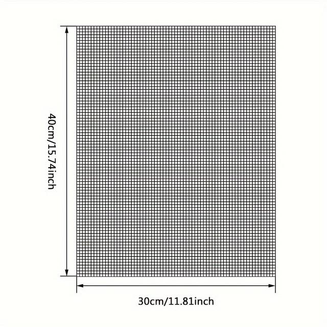 TEMU Heat-resistant Reusable Barbecue Mesh Mat, Outdoor Barbecue Chef Reusable Barbecue Tools