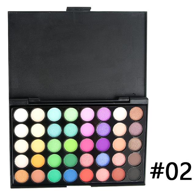 TEMU 40-color -in- Eye Shadow Palette With Blending Tray - Powder Formula Makeup Palette Suitable For Professional & Everyday Use, Gift For Women & (40 Shades)