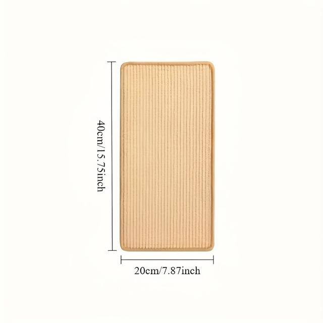 TEMU 1 Sturdy Sisal Cat Scratching Board - Clutter-free, Sofa-safe Design For Exercise And Rest - For , 's Gift, And A Few Extra Preventative Sofas At Home