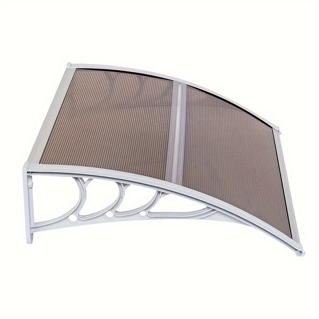 TEMU 100 X 80 Brown Acrylic Board & White Holder | Household Application Door & Window Rain Cover With