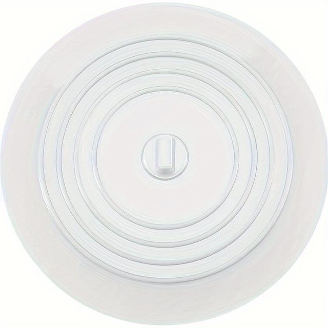TEMU 1pc Silicone Sink Plug - Durable, Flexible Drain Stopper For Kitchen & Bathroom, Essential Household Item, Bathroom Drain Cover|modern Sink Plug|silicone Construction, Bathroom Sink Accessories