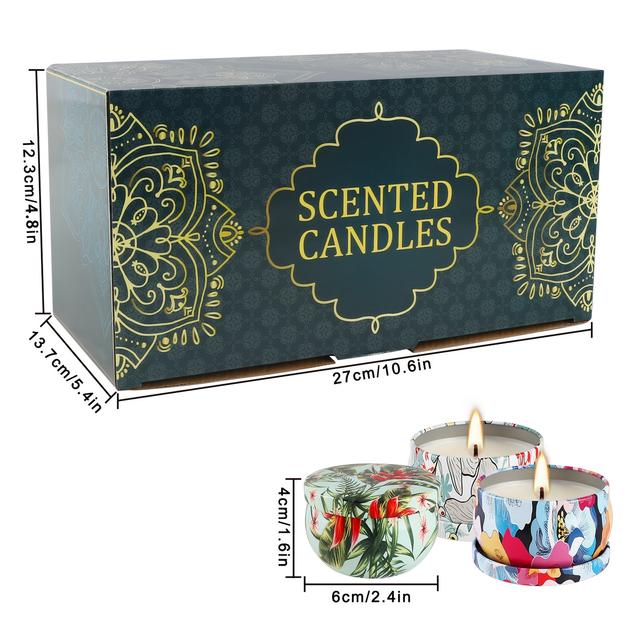 TEMU Set Of 24 Scented Candles - 2.5 Oz Candle Gift Sets - Made From Soy Wax With Essential Oils - Perfect Gifts For Mothers, , And Colleagues