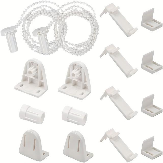 TEMU 2 Sets Of 16pcs 17mm Roller Blind Curtain Accessories