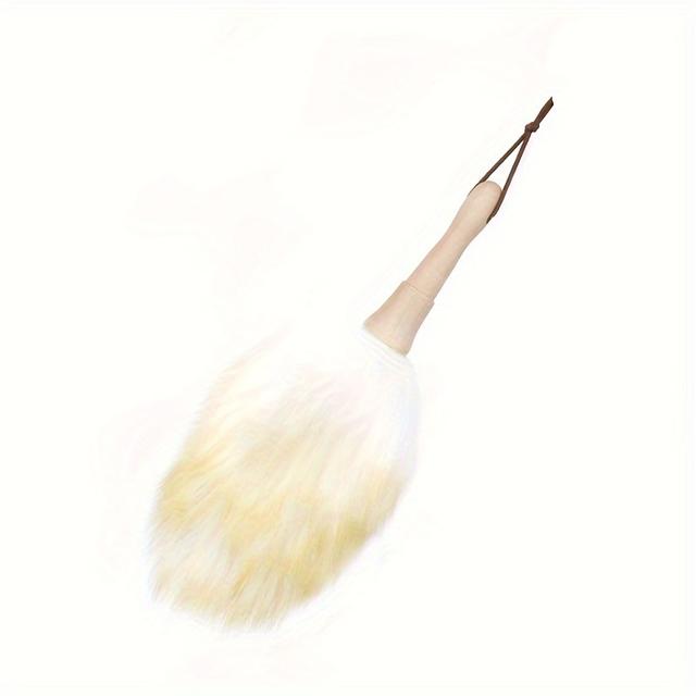 TEMU Wool Cleaning Brush Special Brush Guitar Kite Chicken Hair Duster Dust Sweeping Ash Household Non-shedding Artifact Keyboard Cleaning Dust