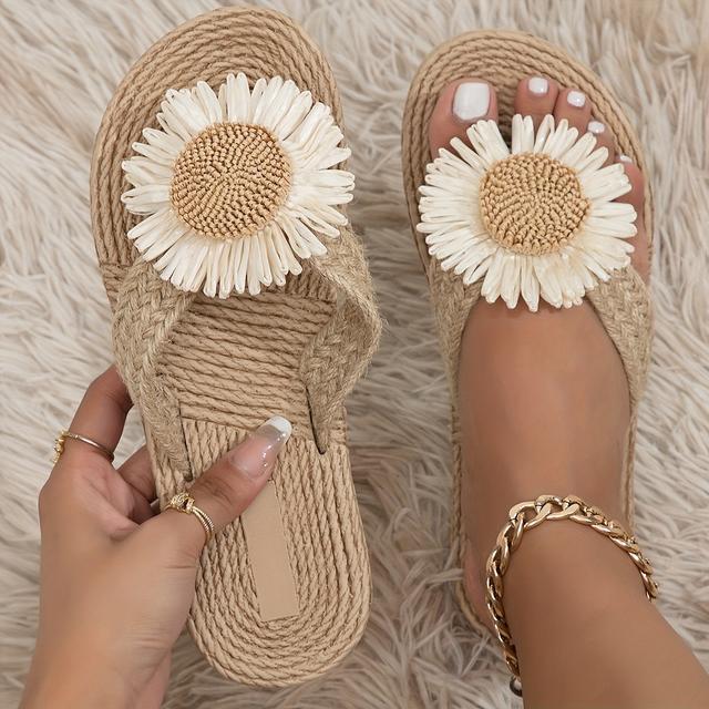 TEMU Women's Fashion , Summer Flat Shoes, Women's Casual Beach Slippers, Flip-flops, Women Shoes
