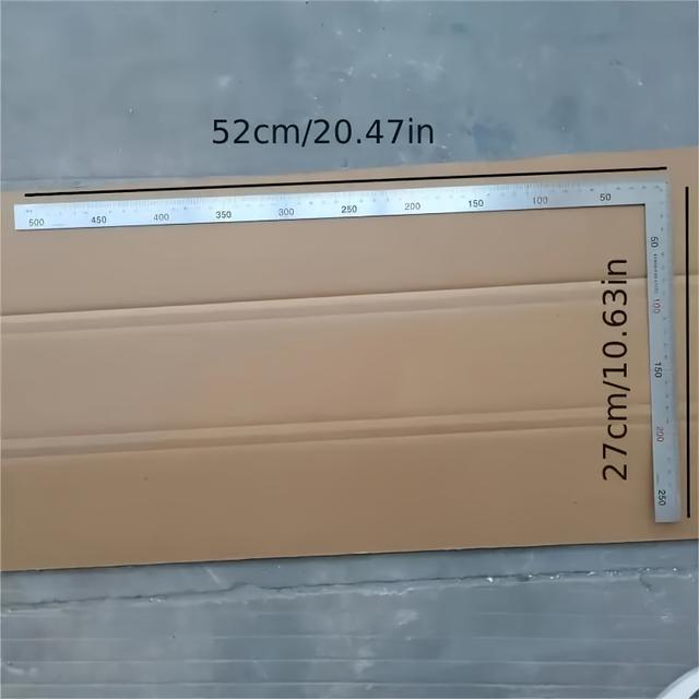 TEMU 1pc A Thickened Right Angle Ruler, Designed For Accurate Measurement And Marking At