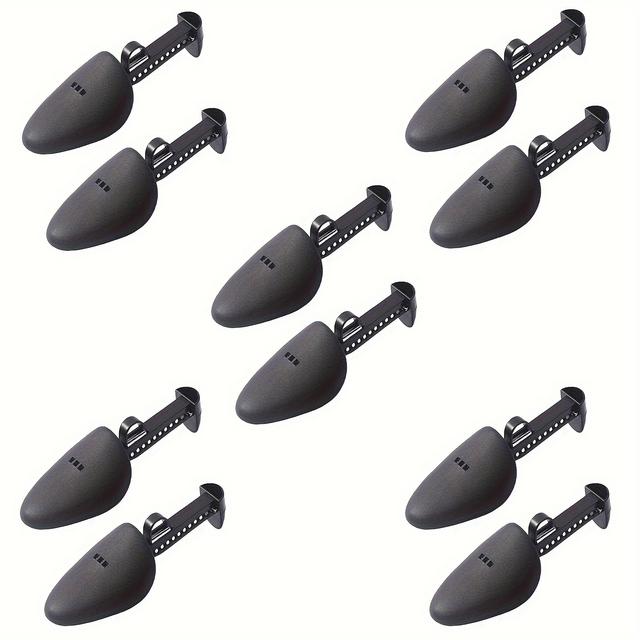 TEMU 5 Pairs Shoe Trees Shoe Stretchers Plastic Adjustable Length Shoe Shaper Support For Men Women