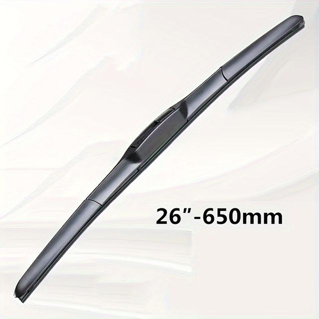 TEMU A Universal U-shaped Interface Three-section Windshield Wiper Suitable For , For , For , For , And Other Vehicles.