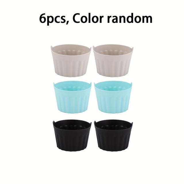 TEMU 6pcs Silicone Egg Molds & Suitable For Air Fryer, Microwave, Stovetop Egg Cookers - Egg Shapers For Omelets, Frittatas, Dishwasher Poacher Molds For, Easter Breakfast Cooking