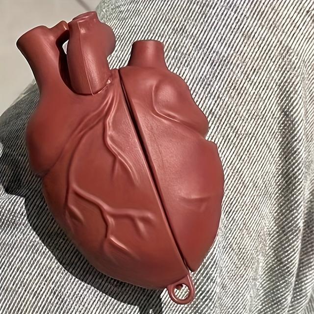 TEMU Compatible For Compatible For 2nd/3rd/ - Red With Heart Cutout & Pro, Case For Airpods Pro Pro 2/3/4