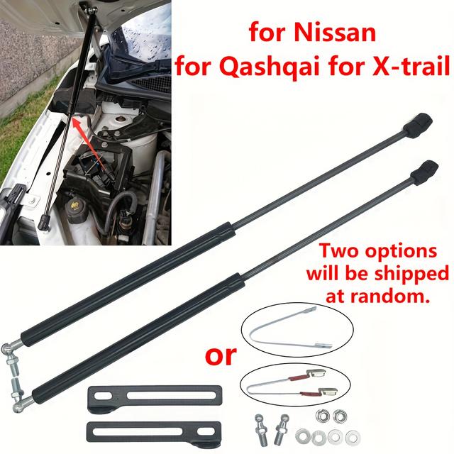 TEMU Car Front Engine Hood Dampers Gas Strut Shocks Lift Support Rod Bars For Qashqai J11 T32 2014-2020
