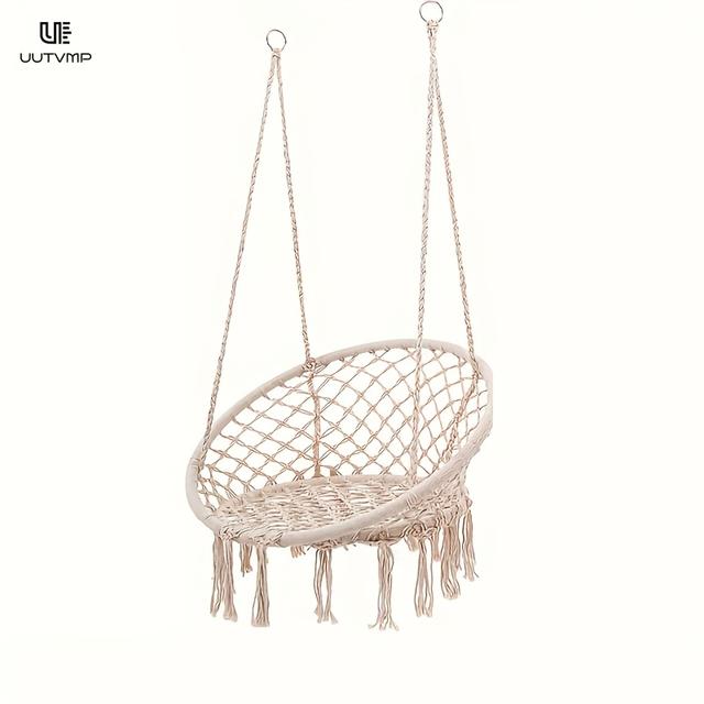 TEMU Tissé pour Camping, Chaise d'Intérieur de Loisirs, Chaise de Jardin et Patio, Chaise Balançoire avec , pour Balcon, Chaise Balançoire, Chaise Balançoire pour Noël et Halloween