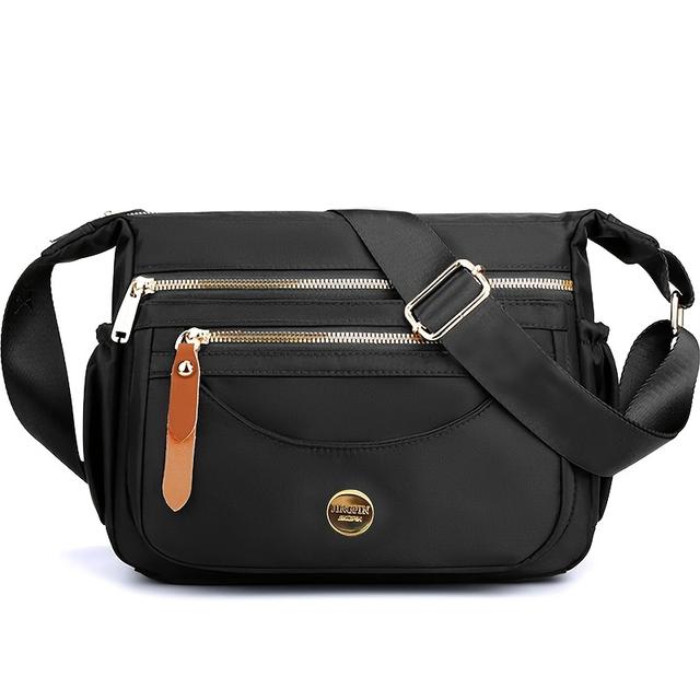 TEMU & Crossbody Bag Compatible For - Neutral Square Tote With Multi-layered Pockets, Adjustable Strap & Zipper Closure - Casual Everyday Use Handbag () | & Versatile For,, Travel, For Teenager