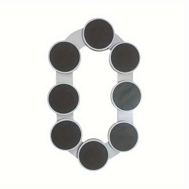 TEMU Plastic Lazy Susan Turntable - 1pc Set, Portable Rotating Meal Tray For Oblong & Rectangular Tables, & Cleaning, Dining Table Accessory