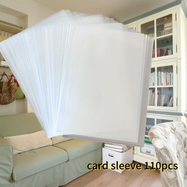TEMU Sleeves | Collectible Card Protectors | Clear, Durable, And Flexible | Suitable For Storing Trading And Game Cards | Easy