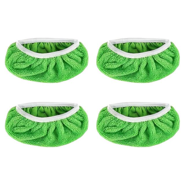 TEMU 4pcs Reusable Mop Pads - High Absorbency, Easy- Cleaning Cloths For Use, Durable Dust Mop Heads, No Battery Needed