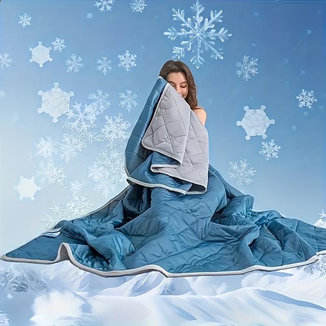 TEMU Cooling Quilt, Soft And Comfortable Summer Blanket, Technology Embossed Craft, Machine Washable, Breathable And Lightweight, Bedding Quilt