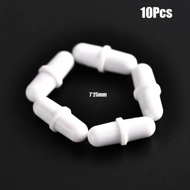 TEMU 10pcs Automatic Self Stirring Magnetic Mug Capsule Cylindrical Magnetic Stirring Rod Mixer Thermal Cup Accessories