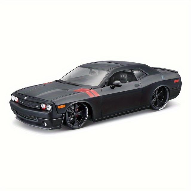 TEMU Maisto 1:24 Skala för DODGE för Srt Die-Cast Modell - Samlarbil i Zinklegering Lämplig för &, Realistisk , /Utställningsfordon Presentkollektion (Tryckdriven)