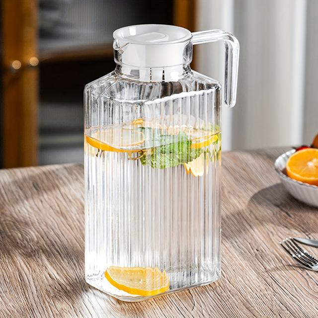 TEMU Univerzální Džbán na Studenou Vodu - Odolný vůči Teplu, Trvanlivý s Designem pro Snadné Nalévání pro Kuchyni & Jídelnu