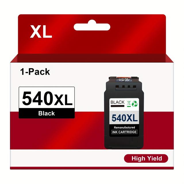 TEMU de Tinta Remanufaturado de Capacidade 540XL Compatível com Impressoras Canon - , Desempenho Duradouro para os Modelos TS5150, TS5151, MG4250, MG3650, MG3350, MG3600, MX475