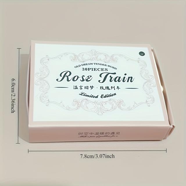 TEMU 30pcs Lace- Notes, Gift Cards, Message Cards, Synthetic Paper, Handwriting Diary Supplies, Scrapbooking Materials, Craft Paper Cards, Thank You Note Stationery Set For Graduation And Back-to-