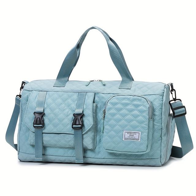 TEMU Maleta de Viaje de Gran Capacidad, Bolsa Deportiva Portátil para Gimnasio, Bolso de y Maleta para Noche