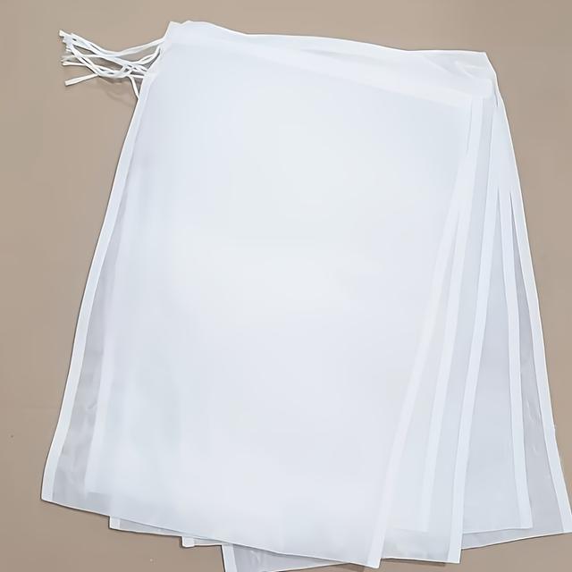 TEMU 3pcs Nylon Food Filter Bags - Mesh For Juice, Smoothie, And Cold Brew Coffee - Essential Industrial Food Supply Equipment, Food Strainers For Home Use