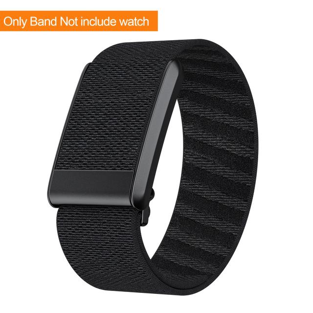 TEMU 1pc Compatible For 5. Replacement Wristband Compatible For 4.0/5.0 Fitness Band - U-shaped Connector, Adjustable Strap, Compatible With Strap For - Breathable Nylon Band (black)