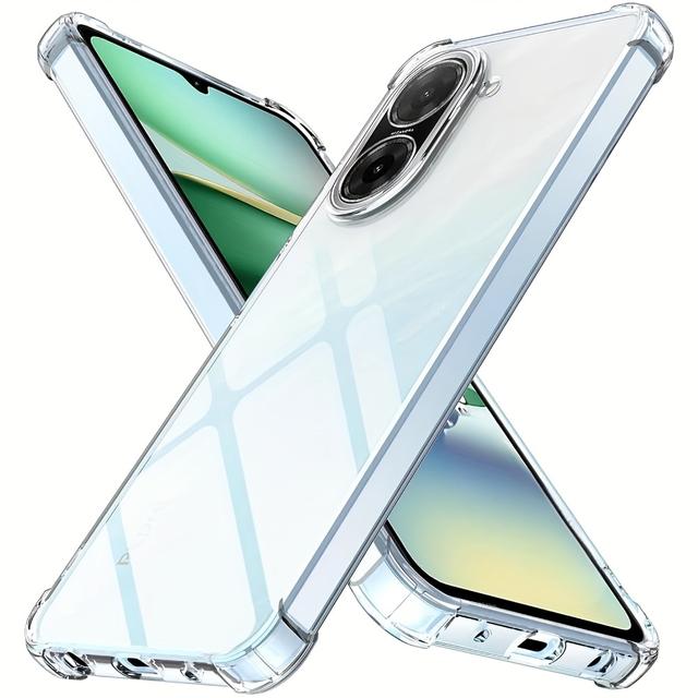 TEMU A5 4G Anti-Drop Tok, Note14S Globális Kiadás Átlátszó Telefontok, NOTE14 Pro Plus Minimalista Telefontok