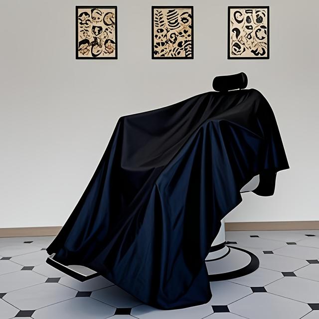 TEMU 140cm X 165cm, Stylish Cape With Silicone Neckline - Hairdressers & Home Use, Ideal Gift For Boyfriend, Girlfriend, Or , Stylish Hairdressing Accessory|modern Salon Design|silicone Neckline Cape