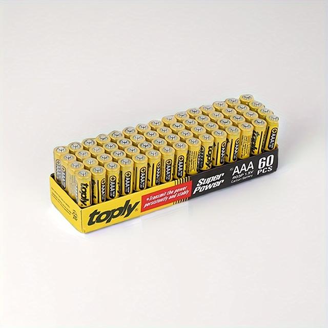 TEMU Aaa Battery Battery 1.5v Carbon Remote Control Stall Toys Aaa Battery