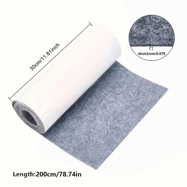 TEMU 1 Rolle Selbstklebendes Filzstoff-Gehäuseverkleidung, geometrisches Muster, 11,8 x 78,7 Zoll, 2 mm dick, für DIY-Kunsthandwerk, Nähzubehör, Schmuck-Gehäuseverkleidung