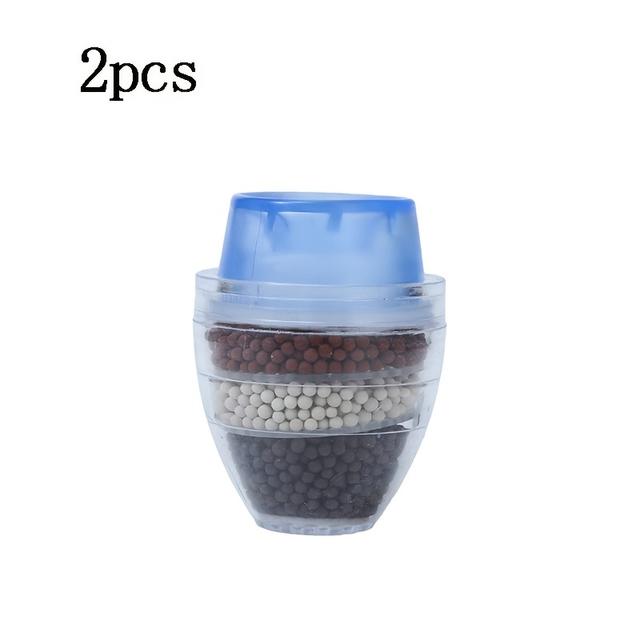 TEMU 1/2 Stk. Neuer Wasserhahn Filter Reiniger für Zuhause, Mehrschichtiger Schmutzfilter, Reiniger, Gerät zur Einsparung für Zuhause, Küche, Badezimmer