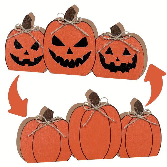 TEMU A Decorative Tray Featuring A Halloween Pumpkin Design On , Perfect For Enhancing The Ambiance Of Cafes, Dining Tables, Fireplaces, Living Room Shelves, Office Desks