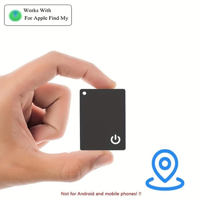 TEMU Wallet Tracker mit kabelloser Funktion | Wiederaufladbare, leistungsstarke Lithiumbatterie, GPS-Tag, geeignet für iOS "Find ", USB-Aufladung