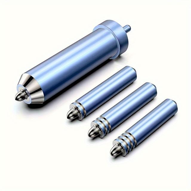 TEMU 3-in-1 Foil Transfer Tool Kit For 2/3 & Maker Series - Includes Fine, Medium, Blades & Housing - No Heat Required, Polished Finish